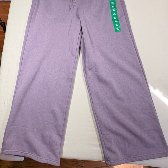 Womens Puma Fleece Sweat Pants Straight leg, NWT - Picture 5 of 7